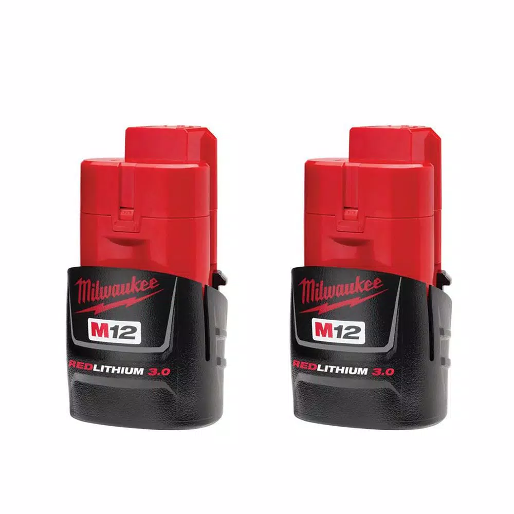 Power Tool Batteries Milwaukee M12 12-Volt Lithium-Ion Compact Battery Pack 3.0Ah (4-Pack) - Image 5