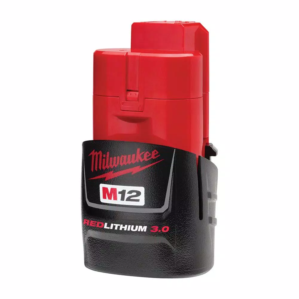 Power Tool Batteries Milwaukee M12 12-Volt Lithium-Ion Compact Battery Pack 3.0Ah (4-Pack) - Image 3