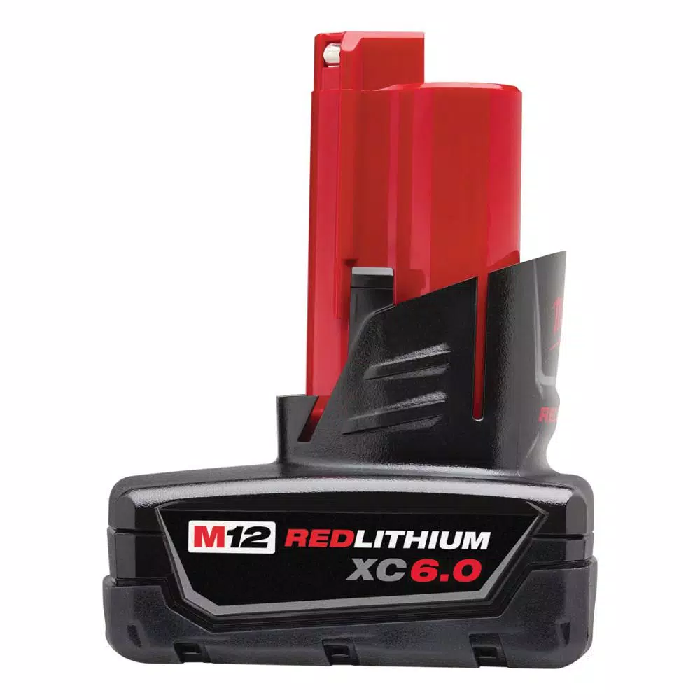 Power Tool Batteries Milwaukee M12 12-Volt Lithium-Ion XC Extended Capacity 6.0Ah Battery Pack