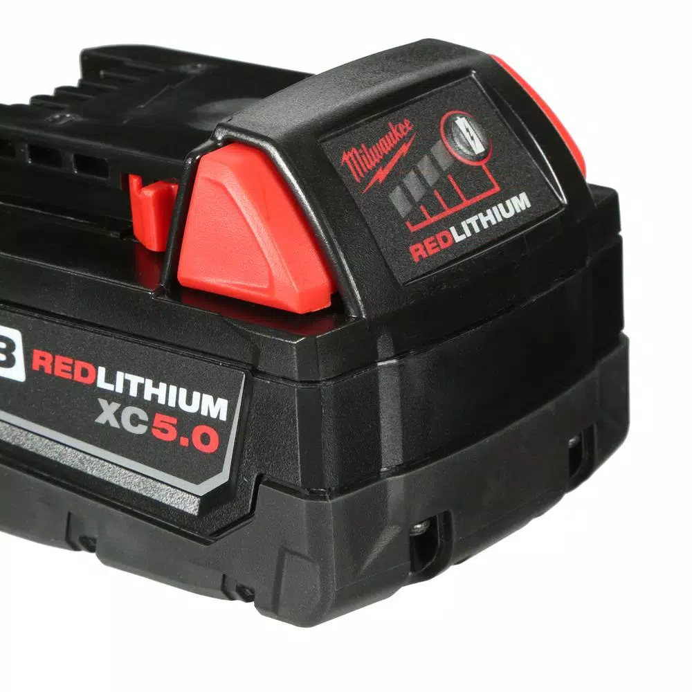 Power Tool Batteries Milwaukee M18 18-Volt Lithium-Ion XC Starter Kit With (1) 5.0Ah Battery And Charger - Image 5