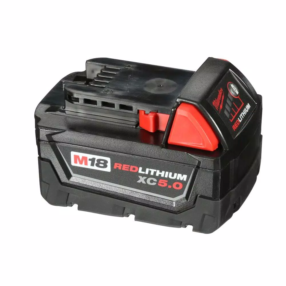 Power Tool Batteries Milwaukee M18 18-Volt Lithium-Ion XC Starter Kit With (1) 5.0Ah Battery And Charger - Image 3