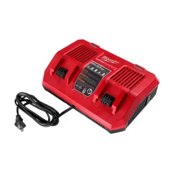 Power Tool Battery Chargers Milwaukee M18 18-Volt Lithium-Ion Dual Bay Rapid Battery Charger