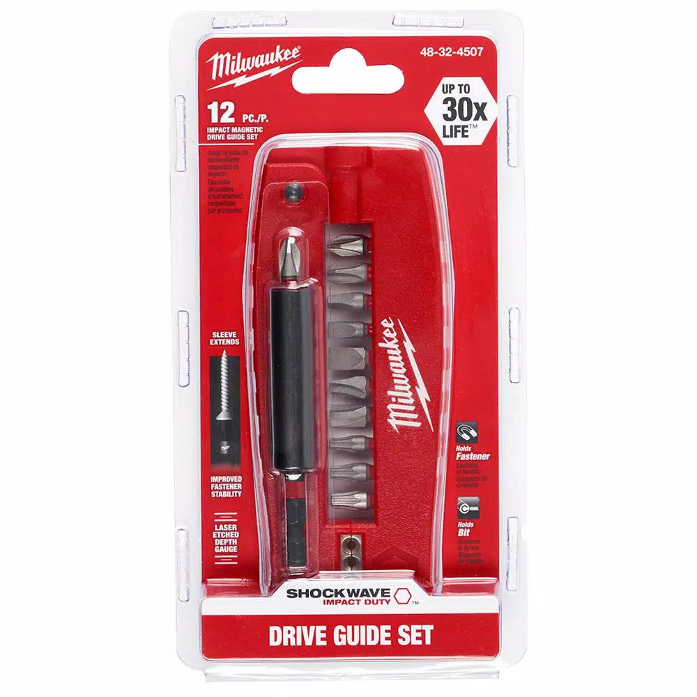Drill Bits Milwaukee Shockwave Impact Duty Drive Guide Set (12-Piece) - Image 3