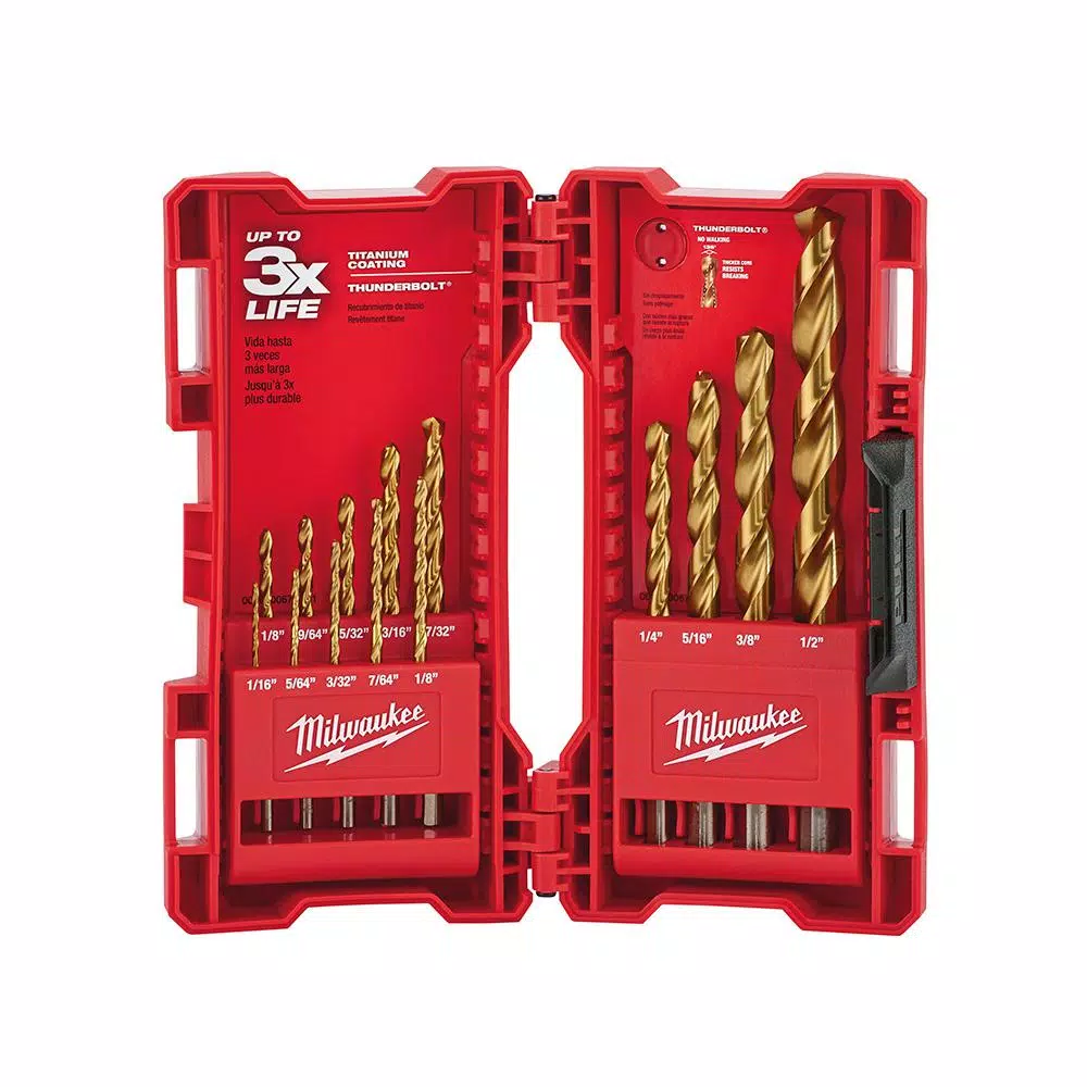 Drill Bits Milwaukee Titanium Drill Bit Set (14-Piece)
