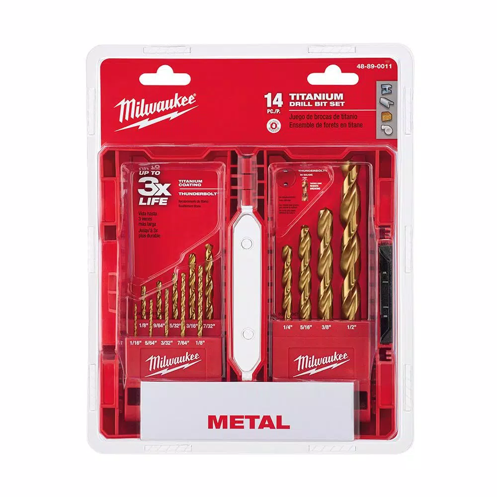 Drill Bits Milwaukee Titanium Drill Bit Set (14-Piece) - Image 4