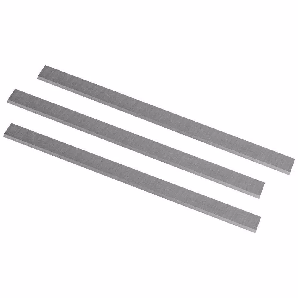 Woodworking Tool Accessories POWERTEC 15 In. High-Speed Steel Planer Knives For Grizzly G0453 (Set Of 3)