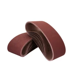 Abrasives POWERTEC 3 In. X 18 In. 40/60/80/120-Grits Aluminum Oxide Sanding Belt Assortment (20-Pack)