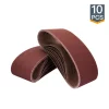 Abrasives POWERTEC 3 In. X 18 In. 40-Grit Aluminum Oxide Sanding Belt (10-Pack)