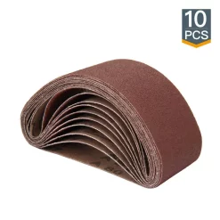 Abrasives POWERTEC 2-1/2 In. X 14 In. 60-Grit Aluminum Oxide Sanding Belt (10-Pack)