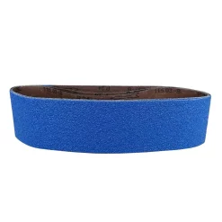Abrasives POWERTEC 4 In. X 36 In. 100-Grit Metal Grinding Zirconia Sanding Belt (3-Pack)
