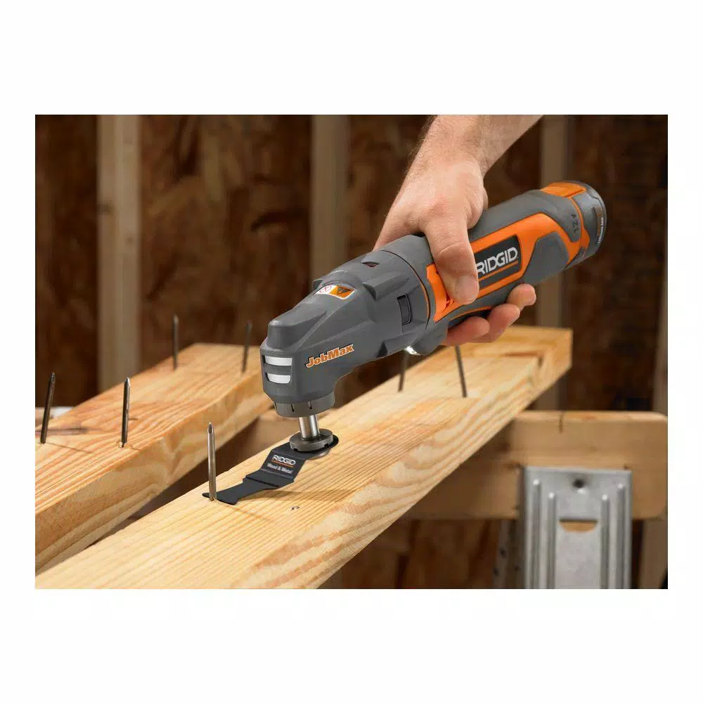 Oscillating Tool Attachments RIDGID JobMax 1-1/4 In. Multi-Purpose Steel Plunge Cut Blade - Image 4