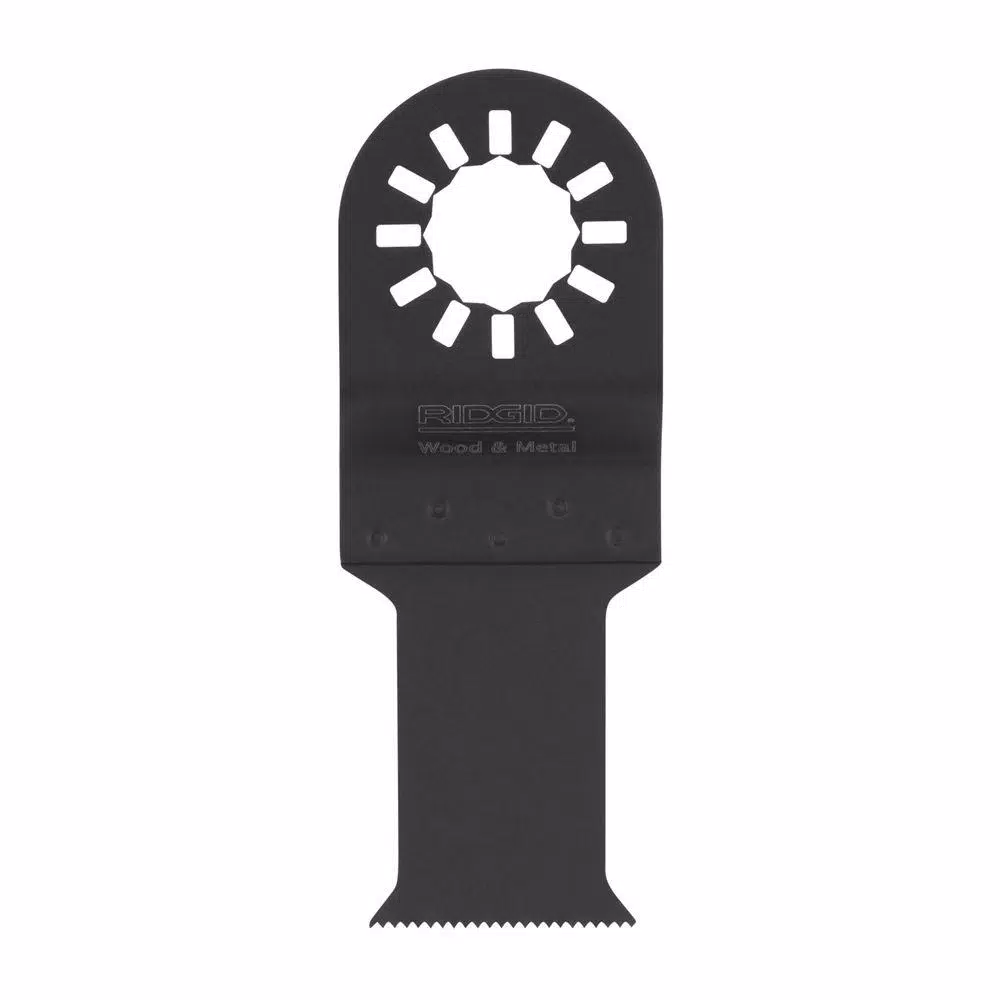 Oscillating Tool Attachments RIDGID JobMax 1-1/4 In. Multi-Purpose Steel Plunge Cut Blade
