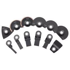 Oscillating Tool Attachments RIDGID JobMax Oscillating Multi-Tool Blade Accessory Kit (14-Piece)