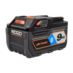 Power Tool Batteries RIDGID 18-Volt OCTANE Bluetooth 9.0 Ah Battery