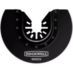 Oscillating Tool Attachments Rockwell Sonicrafter 3-1/8 In. HSS Semicircle Saw Blade (3-Pack)