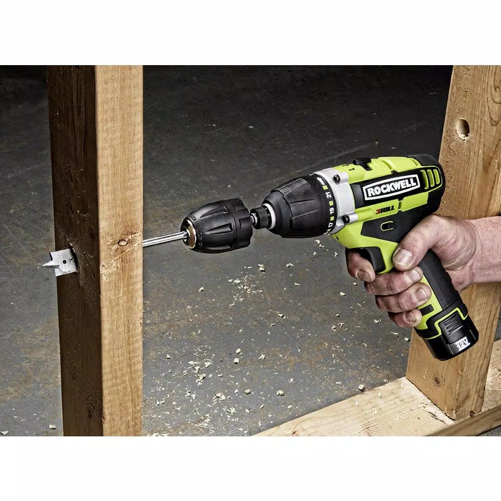 Specialty Power Tool Accessories Rockwell 3 Jaw Chuck Bit Accessory - Image 2