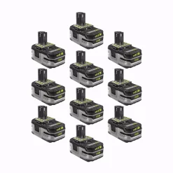 Power Tool Batteries RYOBI 18-Volt ONE+ Lithium-Ion 3.0 Ah LITHIUM+ HP High Capacity Battery (10-Pack)