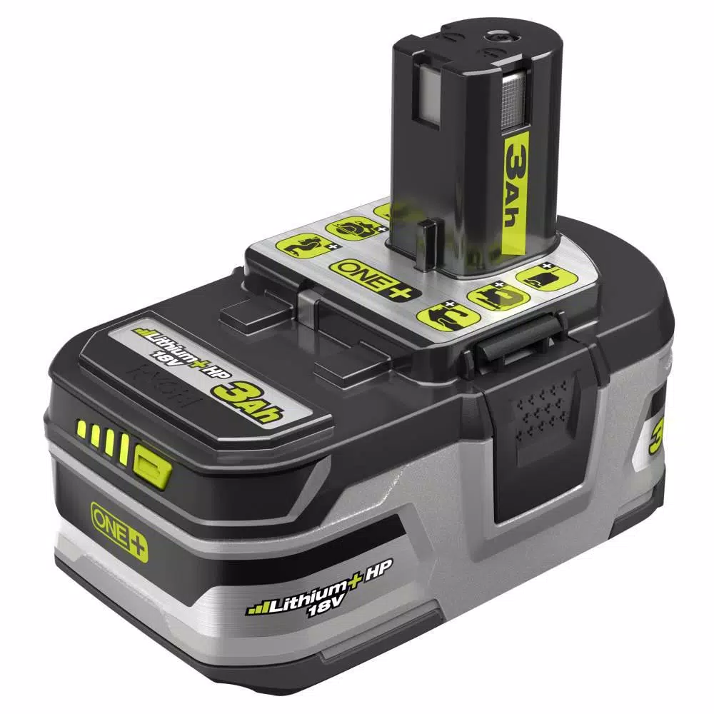 Power Tool Batteries RYOBI 18-Volt ONE+ Lithium-Ion LITHIUM+ HP 3.0 Ah High Capacity Battery (2-Pack) - Image 3