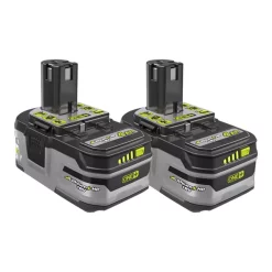 Power Tool Batteries RYOBI 18-Volt ONE+ Lithium-Ion 4.0 Ah LITHIUM+ HP High Capacity Battery 2-Pack