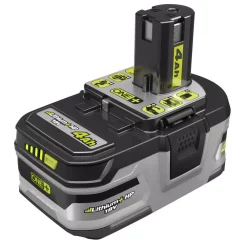 Power Tool Batteries RYOBI 18-Volt ONE+ Lithium-Ion 4.0 Ah LITHIUM+ HP High Capacity Battery