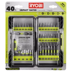 Drill Bits RYOBI Impact Rated Driving Kit (40-Piece)