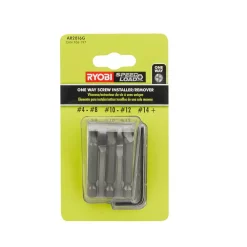 Drill Bits RYOBI One-Way Screw Remover/Installer Set With Sleeve (3-Piece)