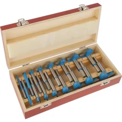 Specialty Power Tool Accessories Shop Fox 1/4 In. To 2-1/8 In. 16-Pieces Carbide Forstner Bit Set