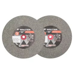 Abrasives WALTER SURFACE TECHNOLOGIES 8 In. X 1 In. Arbor X 1-1/4 In. GR 60 Fine Bench Grinding Wheels