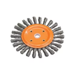 Abrasives WALTER SURFACE TECHNOLOGIES 8 In. Bench Wheel Brush With Knot-Twisted Wires 5/8 In. Arbor