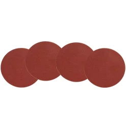 Abrasives WEN 12 In. 80-Grit Adhesive-Backed Disc Sandpaper (4-Pack)