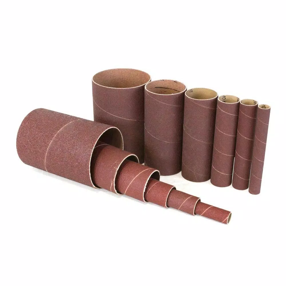 Abrasives WEN 150-Grit Oscillating Spindle Sanding Sleeves Combo Pack (12-Pack)