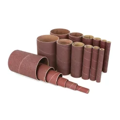 Abrasives WEN Spindle Sanding Sleeves, Assorted Grits, 18-Pack