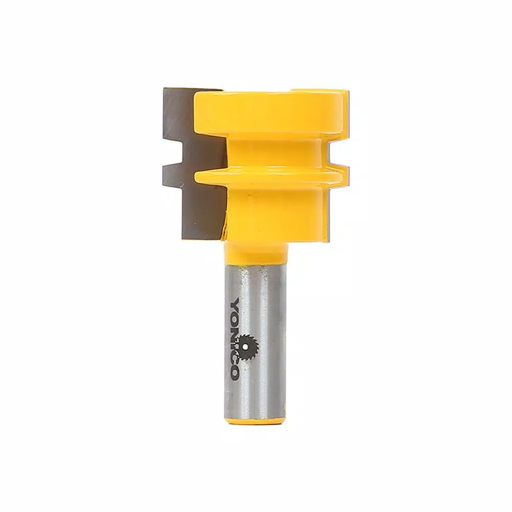 Woodworking Tool Accessories Yonico Reversible Glue Joint 1-1/4 In. L X 1/2 In. Shank Carbide Tipped Router Bit