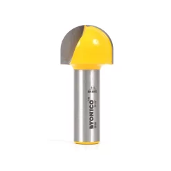 Woodworking Tool Accessories Yonico 1 In. Dia Carbide Tipped Core Box 1/2 In. Shank Router Bit